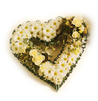 White Open Heart